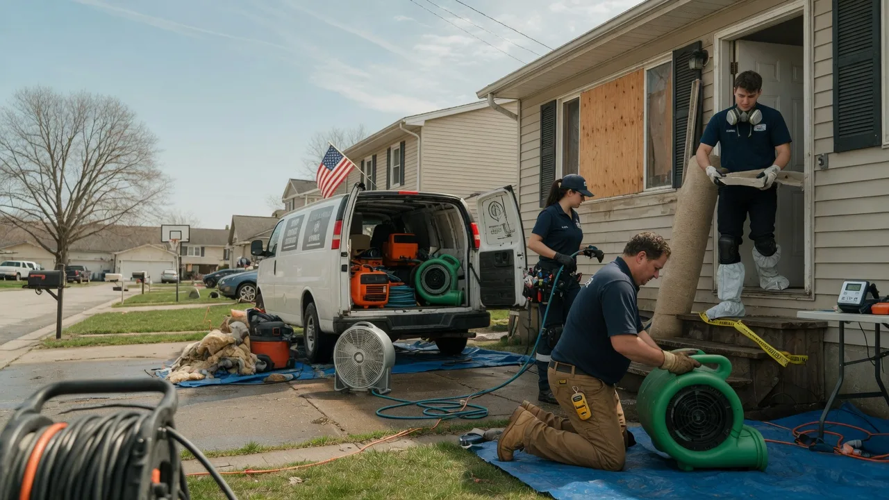 Water Damage Restoration in Manderson, WY near me